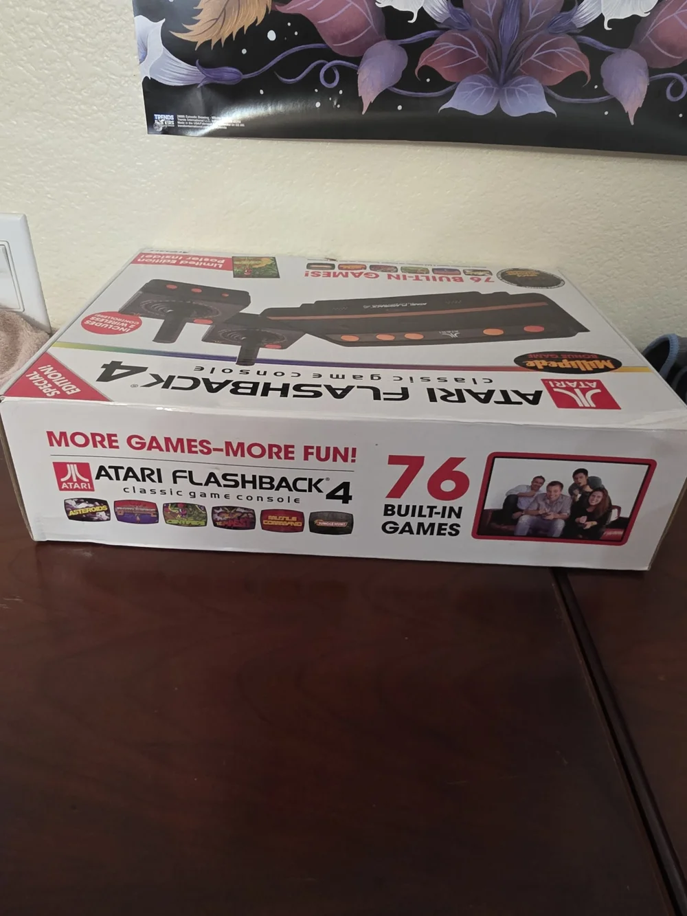 Atari Flashback 4 Classic Game Console - Black with Orange Accents